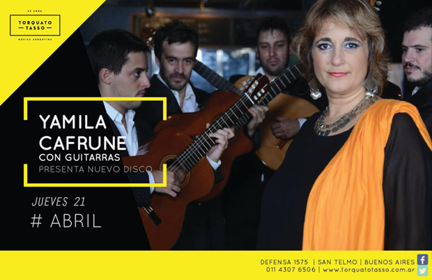 Yamila Cafrune presenta nuevo disco y formación criolla.