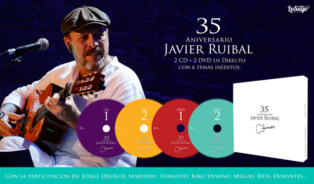 Javier Ruibal celebra sus 35 años de carrera con un doble CD y DVD.