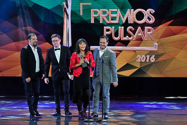 Camila Moreno triunfa en los Premios Pulsar. © Agencia UNO