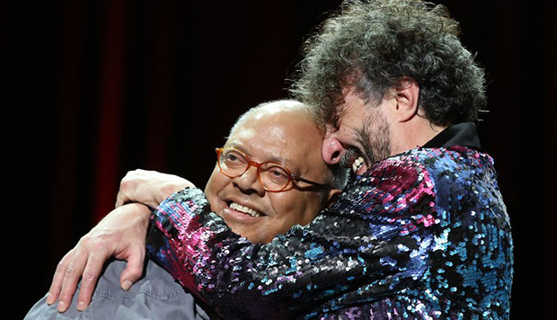 Fito Páez con Pablo Milanés.