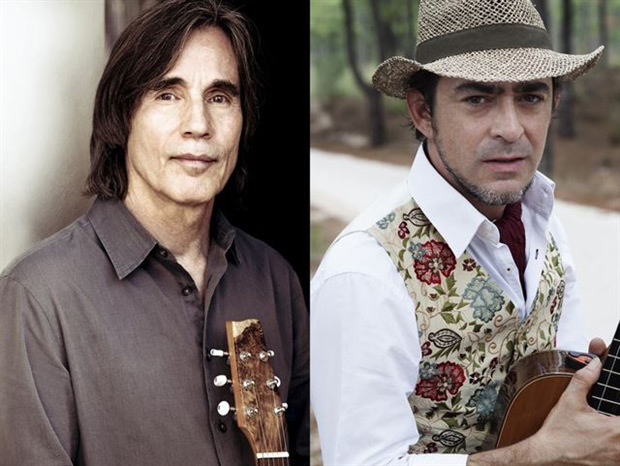 Jackson Browne y Raúl Rodríguez.