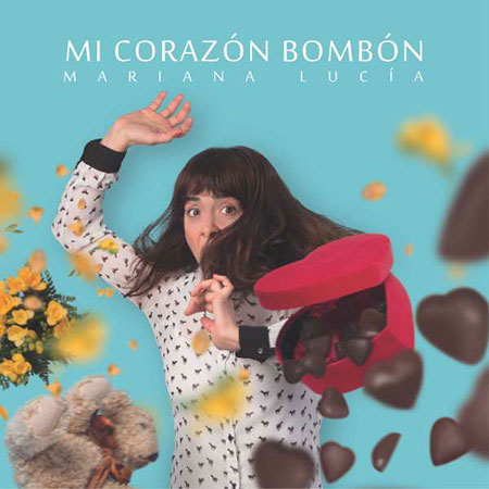 Portada del disco «Mi corazón bombón» de Mariana Lucía.