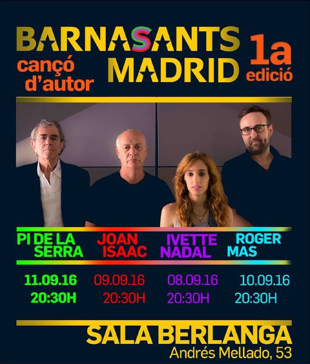 I Festival BarnaSants Madrid 2016