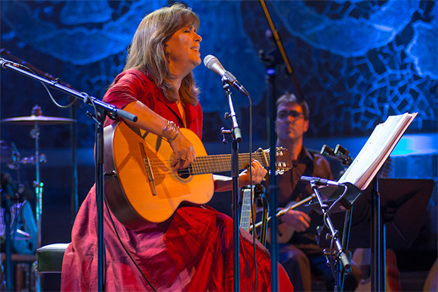 Maria del Mar Bonet en el Palau de la Música Catalana de Barcelona. © Xavier Pintanel