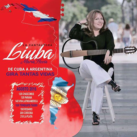 Liuba María Hevia en Argentina.