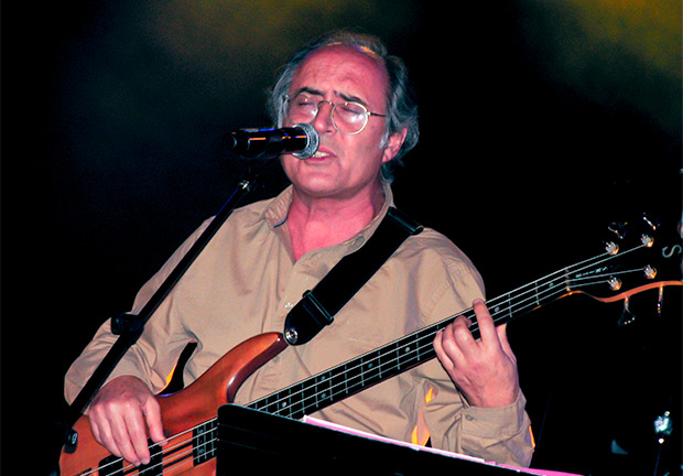 Jordi Clua en el homenaje que se le dedicó a su hermano el 4 de noviembre de 2011 en la sala Luz de Gas de Barcelona. © Manel Gausachs