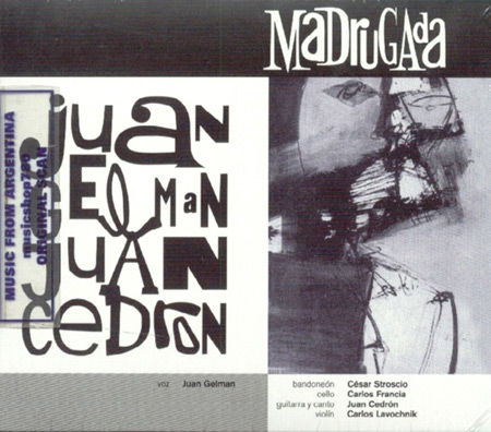 Portada del disco «Madrugada» del Cuarteto Cedrón.