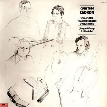 Portada del disco «Canciones tradicionales de Argentina» del Cuarteto Cedrón.