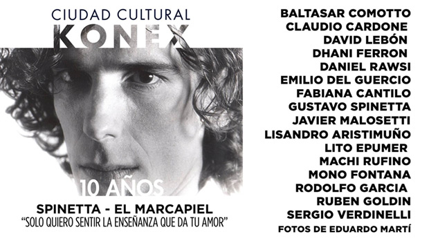 «Spinetta, el Marcapiel»: Javier Malosetti dirige una celebración a Spinetta en el Konex.