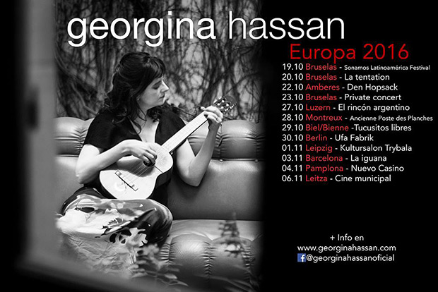 Georgina Hassan en Europa.