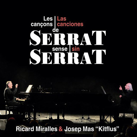 Portada del disco «Las canciones de Serrat sin Serrat» de Josep Mas «Kitflus» y Ricard Miralles.