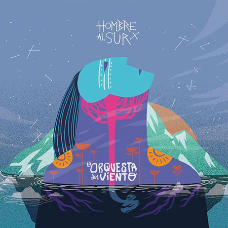 Portada del disco «Hombre al Sur» de La Orquesta del Viento.