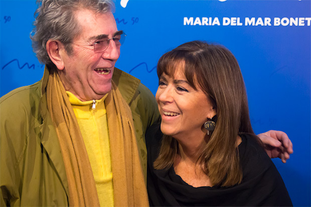 Maria del Mar Bonet con Quico Pi de la Serra. © Xavier Pintanel