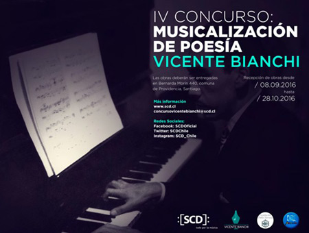 IV Concurso de Musicalización de Poesía Vicente Bianchi.