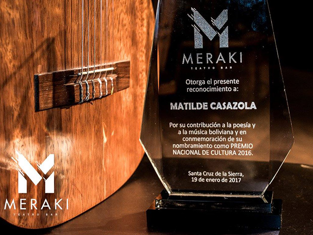 Meraki Teatro Bar se inaugurará con un homenaje a Matilde Casazola.