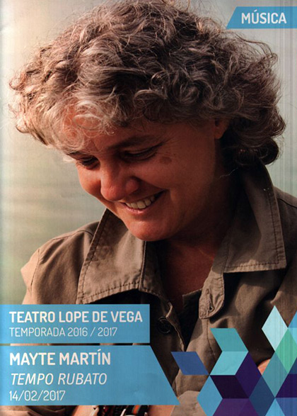 Mayte Martín en el Teatro Lope de Vega de Sevilla.