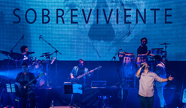 Buena Fe presenta «Sobreviviente» en el teatro Karl Marx. © ACN|Marcelino Vázquez Hernández