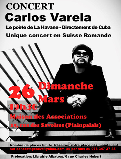 Carlos Varela en Suiza.