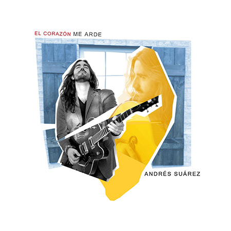 Portada del single «El corazón me arde» de Andrés Suárez.