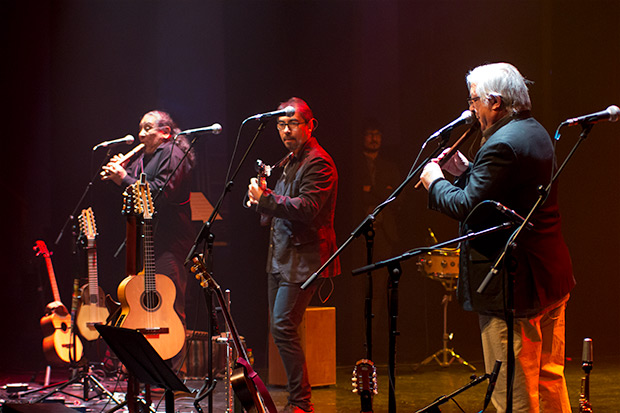 Juan Flores, César Jara y Marcelo Coulon. © Xavier Pintanel