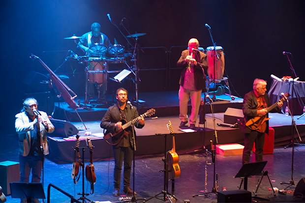 Juan Flores, Efrén Viera, César Jara, Marcelo Coulon  y Jorge Coulon. © Xavier Pintanel