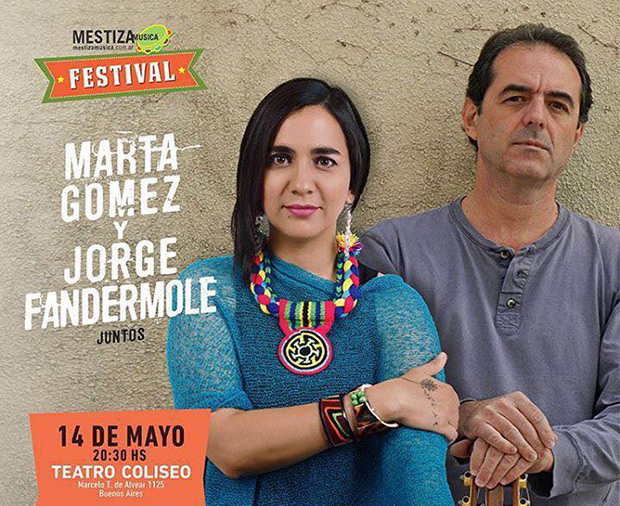 «Marta Gómez y Jorge Fandermole juntos».