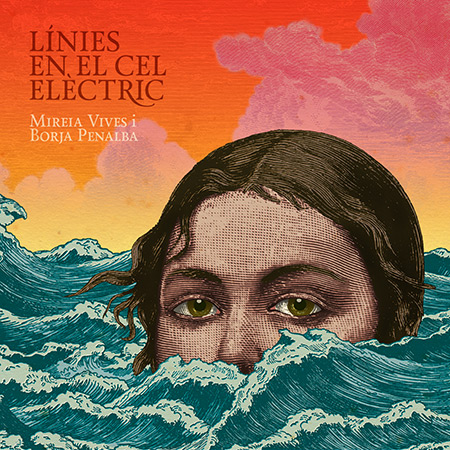 Portada del disco «Línies en el cel elèctric» de Mireia Vives y Borja Penalba.