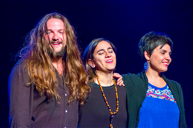 Nano Stern, Marta Gómez y Elizabeth Morris. © Xavier Pintanel