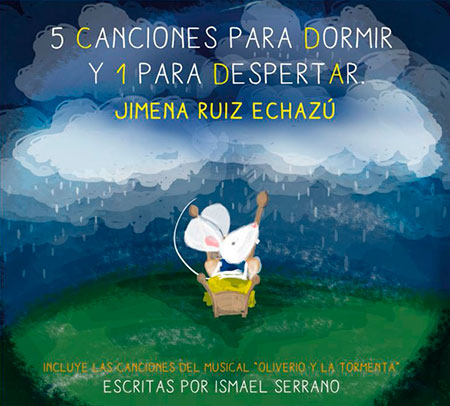 Portada del disco «5 canciones para dormir y 1 para despertar» de Jimena Ruiz Echazú.