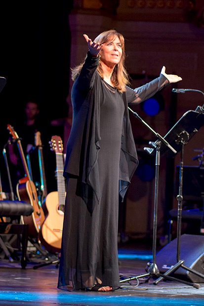 Maria del Mar Bonet en el Gran Teatre del Liceu de Barcelona. © Xavier Pintanel