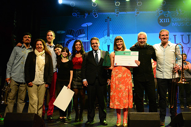 Paz Court gana XIII Concurso de composición musical Luis Advis 2017 en la categoría de Música Popular. © Prensa Consejo Nacional de la Cultura y las Artes