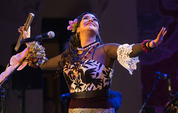 Lila Downs en el Palau de la Música Catalana de Barcelona dentro de la programación del 49 Voll-Damm Festival Internacional de Jazz de Barcelona. © Lorenzo Duaso | Voll-Damm Festival Internacional de Jazz de Barcelona