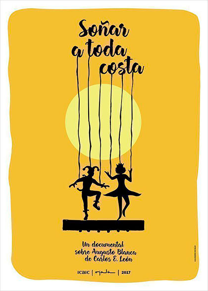 Cartel del documental «Soñar a toda costa» de Carlos E. León.