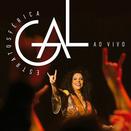 Portada del disco «Estratosférica en vivo» de Gal Costa.