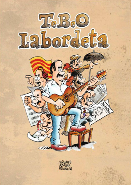 Portada del libro «TeBeO Labordeta» de Daniel Viñuales y Carlos Azagra.