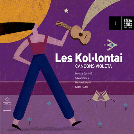 Portada del disco «Cançons violeta», de Les Kol·lontai.