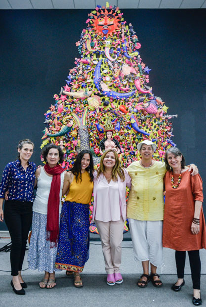 De izquierda a derecha: Verónica Cruz, Zoraida Santiago, Yaíma Orozco, Liuba María Hevia,  Heidi Igualada y Cecilia Todd. © Kaloian Santos Cabrera