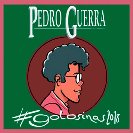 Portada del disco «#golosinas 2018» de Pedro Guerra.