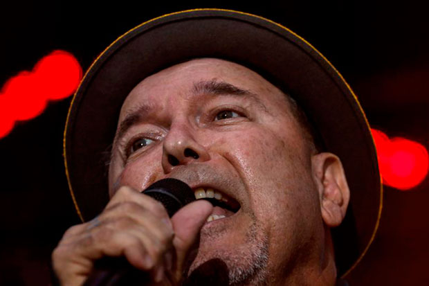 Rubén Blades durante su actuación en la jornada inaugural del 53 Festival de Jazz de San Sebastián. © EFE|Javier Etxezarreta