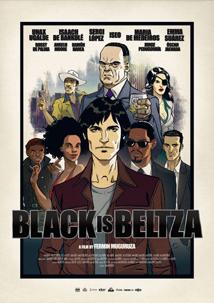 Cartel de la película «Black is Beltza» de Fermín Muguruza.