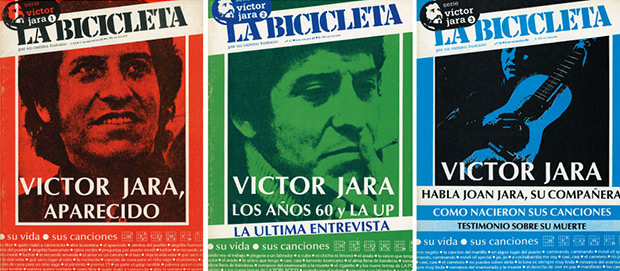 Reeditan una edición especial de la revista La Bicicleta sobre Víctor Jara