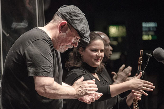 Silvio Rodríguez y Niurka González en en Buenos Aires. © Kaloian Santos Cabrera