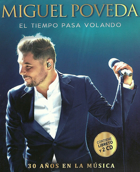 Portada del disco «El tiempo pasa volando» de Miguel Poveda.