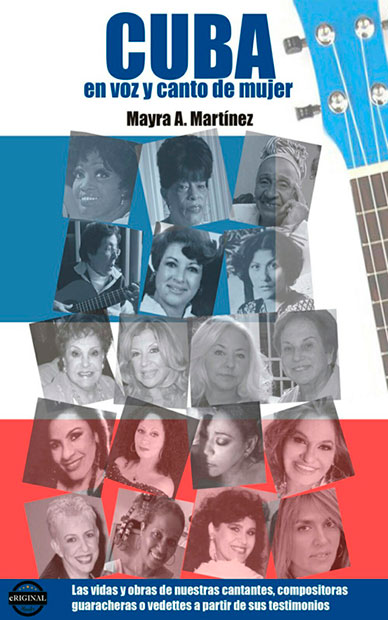 Portada del libro «Cuba en voz y canto de mujer» de Mayra A. Martínez.