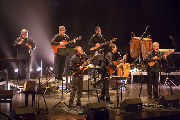 Quilapayún el pasado 17 de febrero en el Teatro Joventut de L