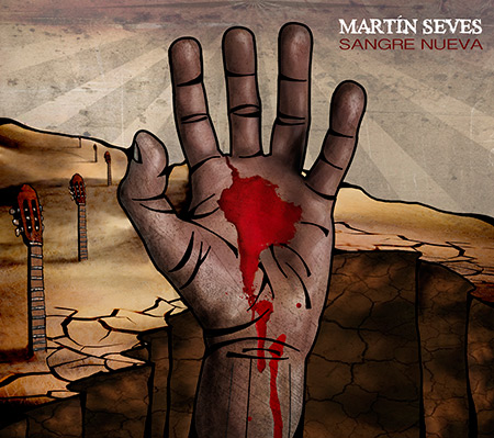 Portada del disco «Sangre nueva» de Martín Seves.