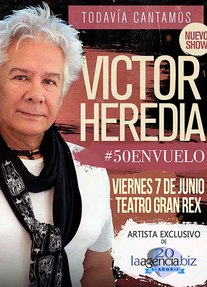 Víctor Heredia celebra los 35 años de «Todavía cantamos».