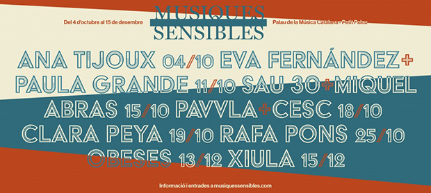 VII Festival Músiques Sensibles 2019.