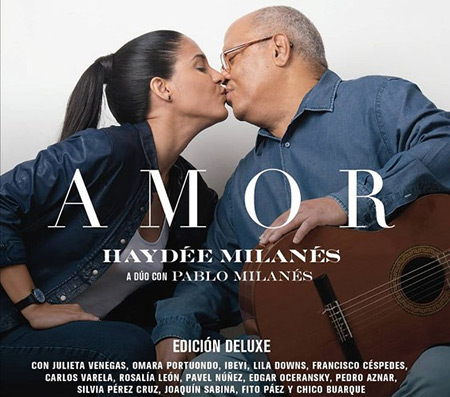 Portada del disco «Amor Edición Deluxe» de Haydée Milanés y Pablo Milanés.