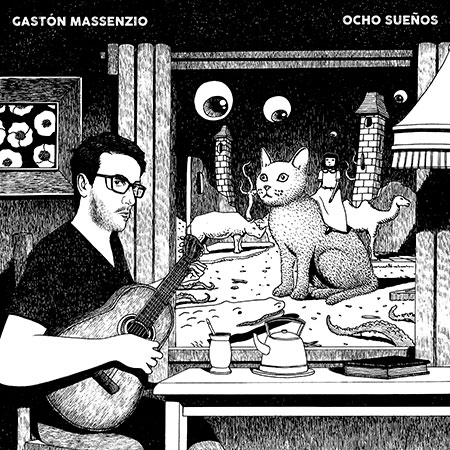 Portada del disco «Ocho sueños» de Gastón Massenzio.